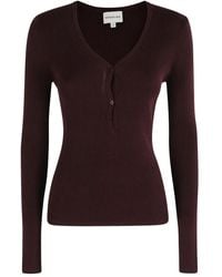 Herskind - Top Con Scollo A V - Lyst