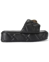 Kurt Geiger - Kensington Puff Leather Flatform Sandals - Lyst