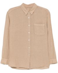120% Lino - Chest-Pocket Linen Shirt - Lyst