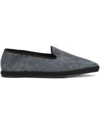 Roberto Cavalli - Embossed-logo loafers - Lyst