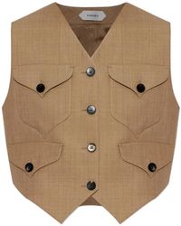 Versace - Wool Waistcoat - Lyst