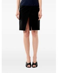 Balenciaga - Wrap-Front Pencil Skirt - Lyst