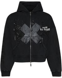 RRR123 Inri Zip Hoodie in Blue for Men | Lyst