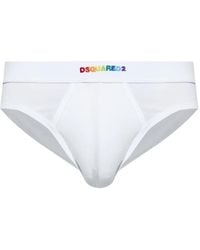 DSquared² - Slip Met Geborduurd Logo - Lyst