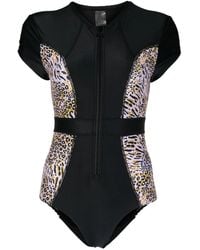 Duskii - Leopard-Print Cap-Sleeve Spring Suit - Lyst