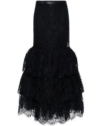Moschino - Lace-overlay Skirt - Lyst
