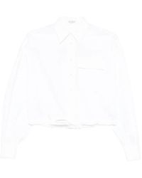 Brunello Cucinelli - Pocket Drawstring Shirt - Lyst