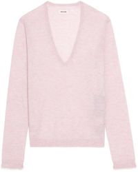 Zadig & Voltaire - Strickpullover Mit V-Ausschnitt - Lyst