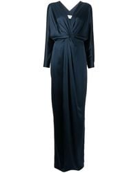 Michelle Mason - Twist-Detail Silk Gown - Lyst