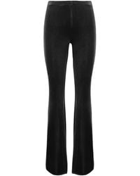 F.it - Velvet-Effect Flared Trousers - Lyst