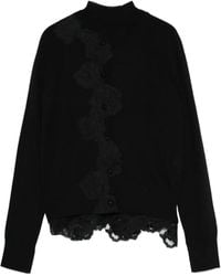 Blugirl Blumarine - レーストリム カーディガン - Lyst