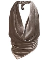 Monse - Draped Halter Top - Lyst