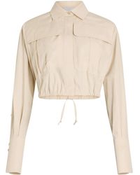 Patou - Cropped Safari Poplin Shirt - Lyst