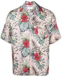 Rhude - All-Over Floral-Print Bowling Shirt - Lyst