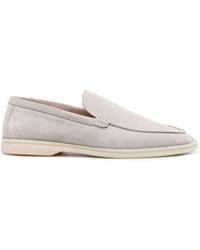 SCAROSSO - Ludovico Suede Loafers - Lyst