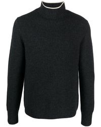 Theory - High-neck Wool Cashmere-blend Jumper - Lyst