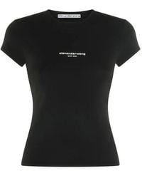 Alexander Wang - Logo-Print T-Shirt - Lyst