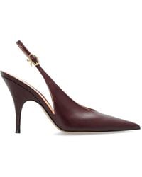 Gianvito Rossi - Sofia Pointed-Toe Slingback Pumps - Lyst