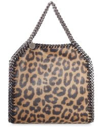 Stella McCartney - Falabella Leopard-Print Tote Bag - Lyst