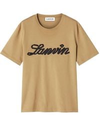 Lanvin - Logo-Print T-Shirt - Lyst
