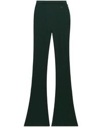 Courreges - Ribbed Flared-Leg Trousers - Lyst