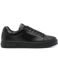ARMANI EXCHANGE - Leather Sneakers - Lyst