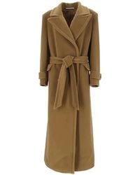 Tagliatore - Belted Coat - Lyst