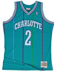 Mitchell & Ness - X Nba Charlotte Hornets 92 Larry Johnson Swingman Road Tank Top - Lyst
