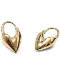 Otiumberg - Roscida Heart Hoop Earrings - Lyst