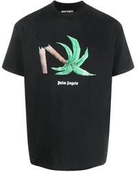 Palm Angels - Broken Palm Print T-shirt - Lyst