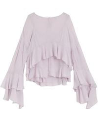 BOSS - Relaxed-Fit Blouse - Lyst