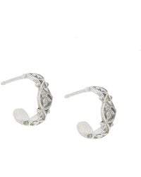 Wouters & Hendrix - My Favourite Cast Ribbon Hoop Earrings - Lyst