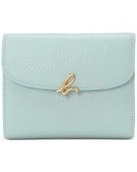 agnès b. - Logo Detail Leather Wallet - Lyst