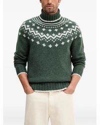 Barbour - Patterned Turtleneck Sweater - Lyst