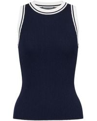 Alberta Ferretti - Neutrals Top With Classic Silhouette - Lyst