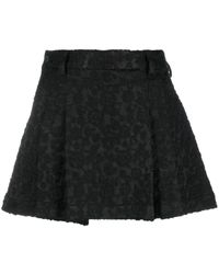 The Mannei - Ewro Floral-jacquard Mini Skirt - Lyst