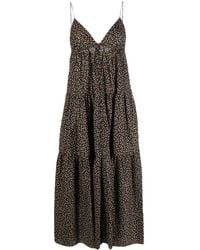 Matteau - Kleid aus Bio-Baumwolle mit Print - Lyst