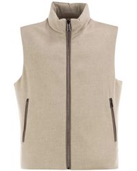 Moorer - Chaleco Acolchado Reversible - Lyst