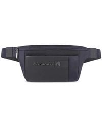 Piquadro - Pockets Leather Belt Bag - Lyst
