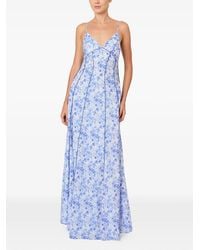 Rosie Assoulin - V-Neck Floral Dress - Lyst
