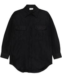P.A.R.O.S.H. - Camicia Con Colletto Alla Francese - Lyst
