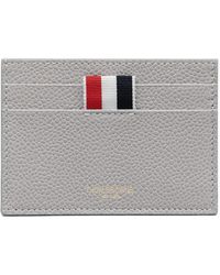 Thom Browne - Pebble Grain 4-Bar Single Card Holder - Lyst