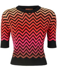 Missoni - Chevron-Pattern T-Shirt - Lyst