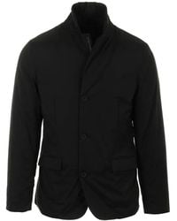 People Of Shibuya - Button-Fastening Padded Jacket - Lyst
