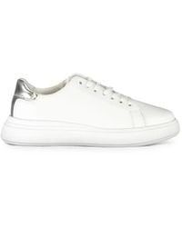 Calvin Klein - Zena Lace-Up Low-Top Sneakers - Lyst