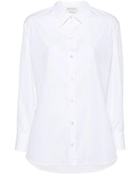 McQueen - Poplin Cotton Shirt - Lyst