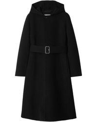 Burberry - Hooded Wool-cashmere Coat - Lyst