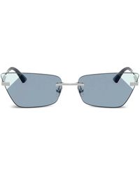 Jimmy Choo - Sonnenbrille Mit Geometrischem Gestell - Lyst