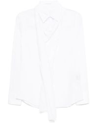 Yohji Yamamoto - Hemd Mit Schaldetail - Lyst