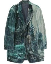 Yohji Yamamoto - Patch-Pocket Coat - Lyst